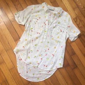 Merona top - fun fruit print!